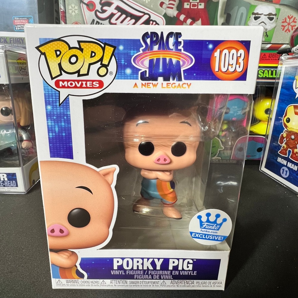 Funko Pop Space Jam A New Legacy Porky Pig 1093 Funko Shop Exclusive Figure